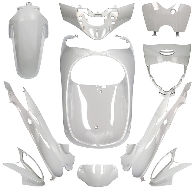 Carenados Honda SH 125 04-08 10 piezas AllPro - blanco perla