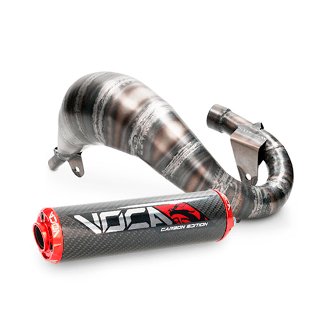 Escape Beta RR Enduro/SM 2012-2020 Cross Carbon 80/90cc VOCA Racing - silenciador cazoleta roja