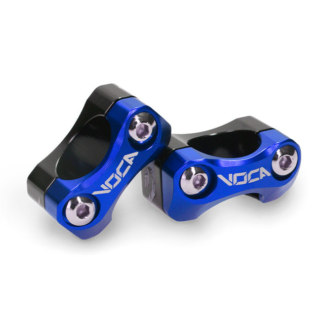 Torretas manillar 28,6 mm Voca V2 HB28 CNC - azul