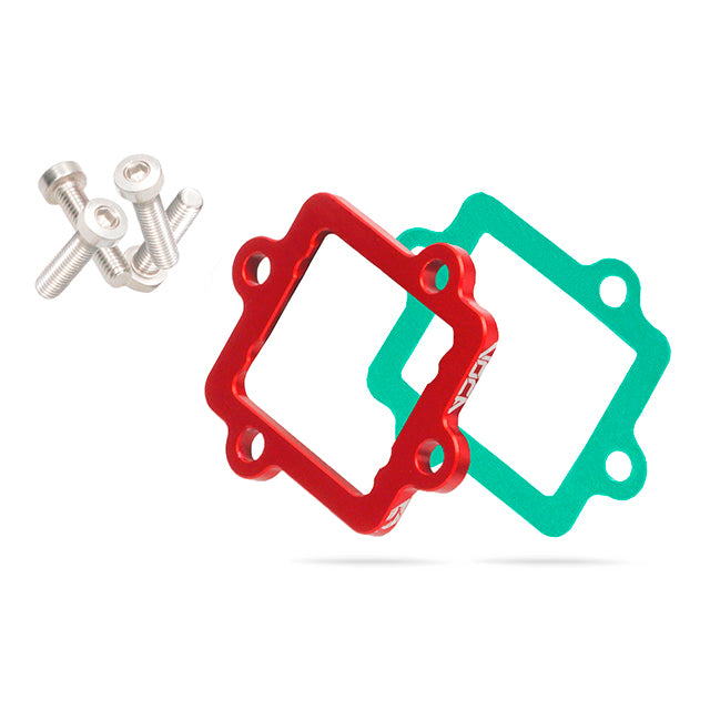 Suplemento CNC caja de laminas Minarelli horizontal 50cc Voca - rojo