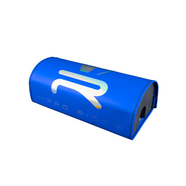 Protector de manillar Pro Ride holográfica KRM - azul mate