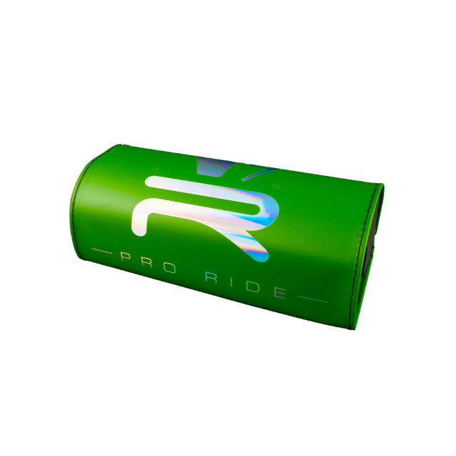 Protector de manillar Pro Ride holográfica KRM - verde mate