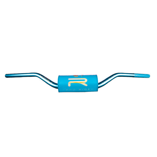 Manillar KRM Pro Ride d=28,6mm con protector - turquesa