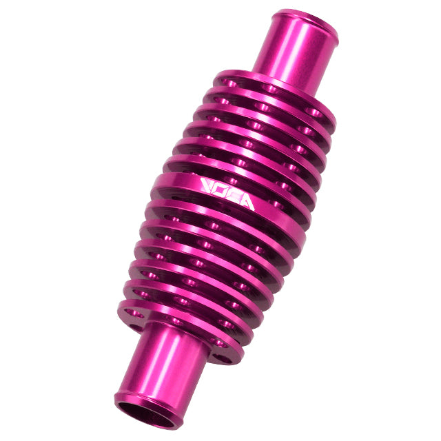 Radiador tubo refrigerante D=17mm 106x40mm VOCA CNC Bestia - violeta