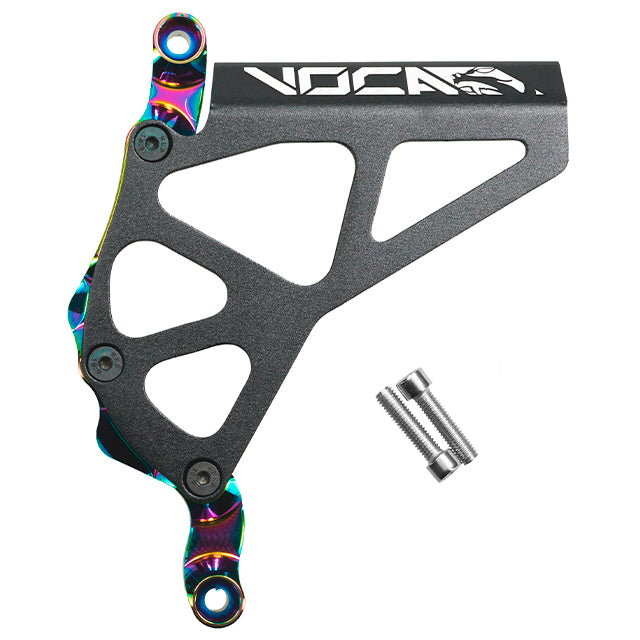 Protector de piñón CNC Minarelli AM6 Voca Racing - neocromado