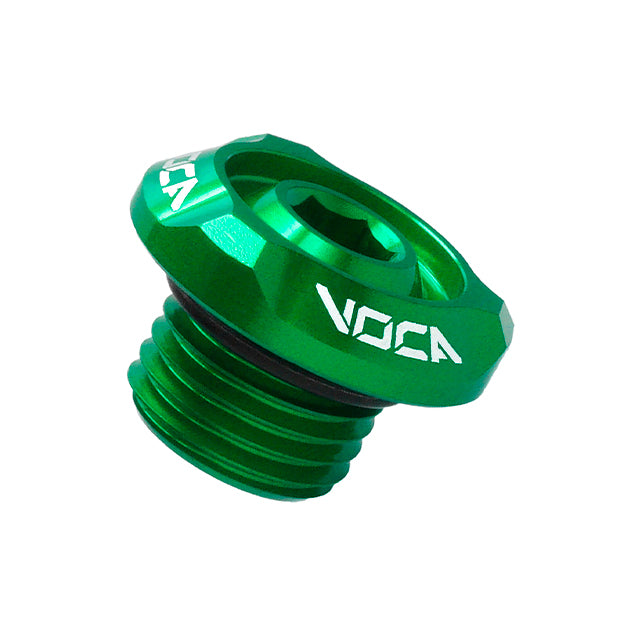 Tapón de aceite Minarelli horizontal M14x1,5mm VOCA Racing - verde