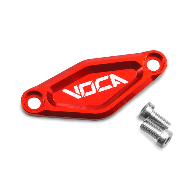 Tapa motor de arranque Minarelli horizontal VOCA Racing - rojo