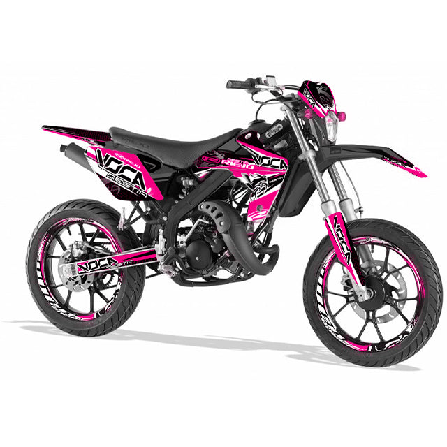 Kit de vinilos VOCA Bestia Rieju MRT 50cc 09-21 32 pegatinas - rosa