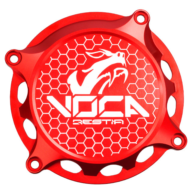 Tapa exterior de encendido VOCA CNC Minarelli AM6 - Derbi rojo