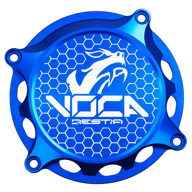 Tapa exterior de encendido VOCA CNC Minarelli AM6 - Derbi azul