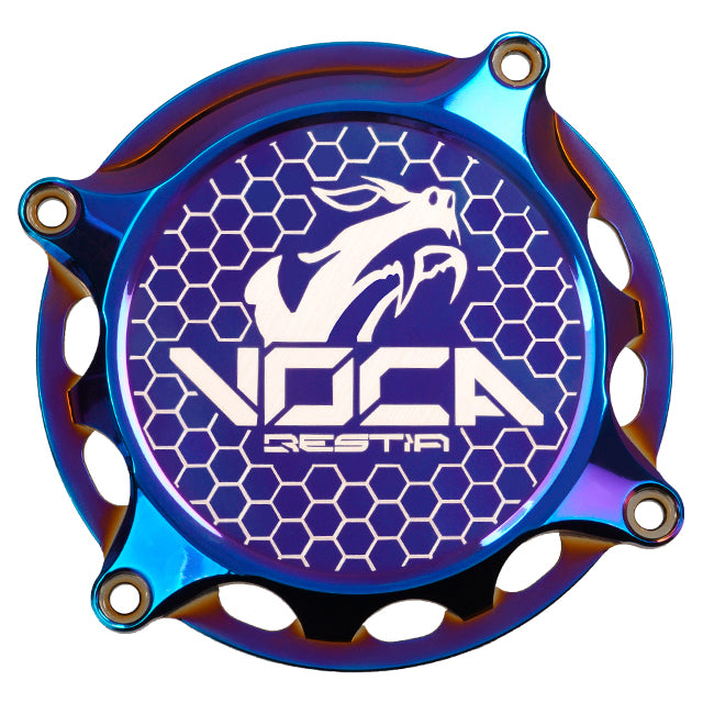 Tapa exterior de encendido VOCA CNC Minarelli AM6 - Derbi neocromado