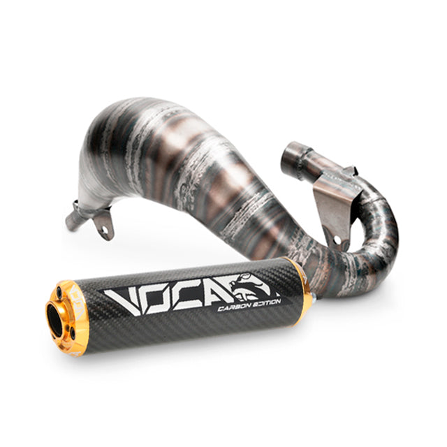 Escape Beta RR Enduro/SM 2012-2020 Cross Carbon 80/90cc VOCA Racing - silenciador cazoleta oro