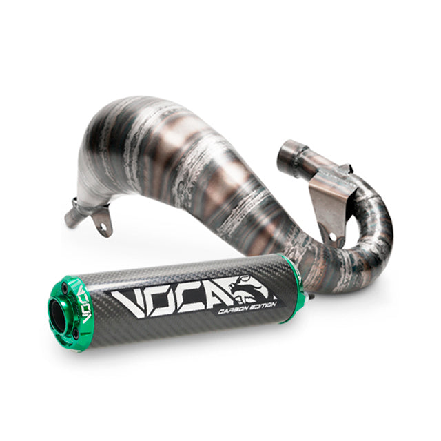 Escape Beta RR Enduro/SM 2012-2020 Cross Carbon 80/90cc VOCA Racing - silenciador cazoleta verde