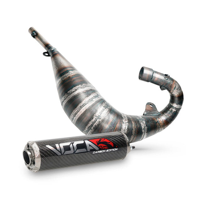 Escape VOCA Cross Carbon 80/90cc Sherco 50 SM-R / SE-R - silenciador cazoleta gris