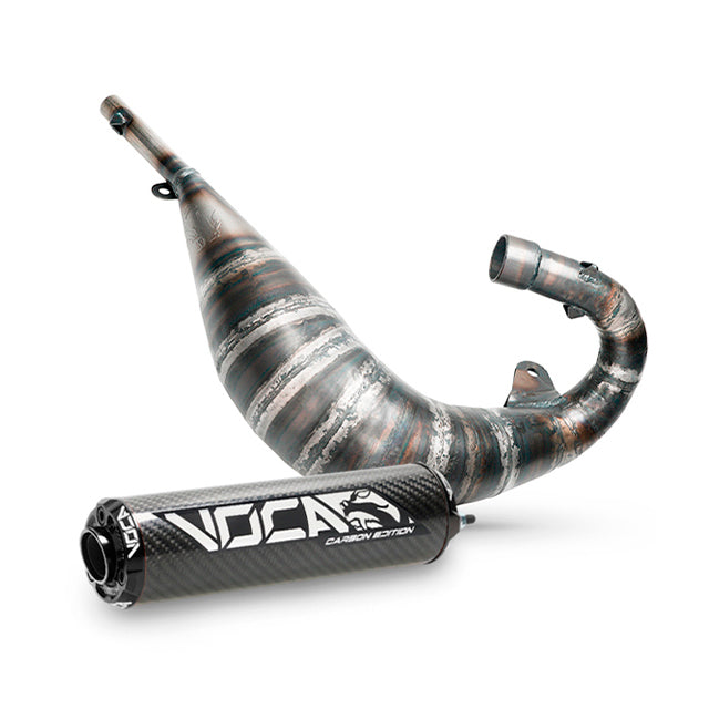 Escape VOCA Cross Carbon 80/90cc Sherco 50 SM-R / SE-R - silenciador cazoleta negro