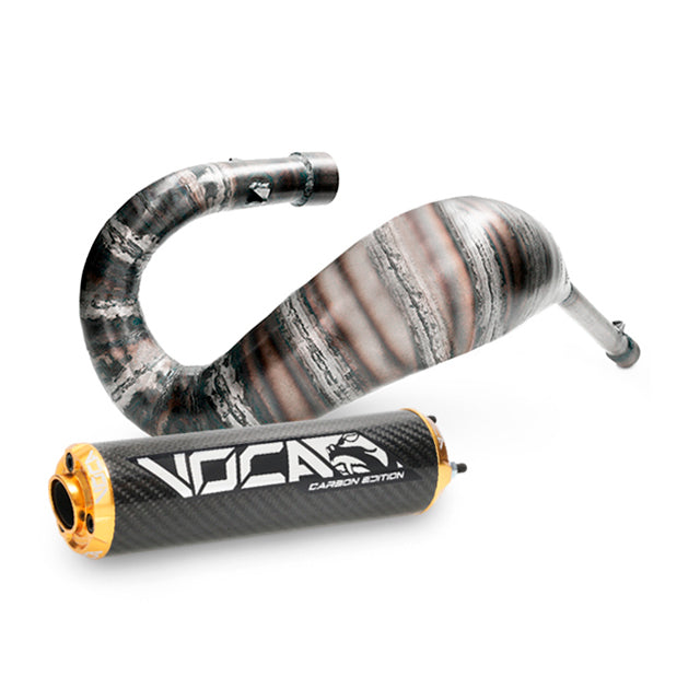 Escape Rieju MRT Cross Carbon 80 VOCA Racing - silenciador cazoleta oro