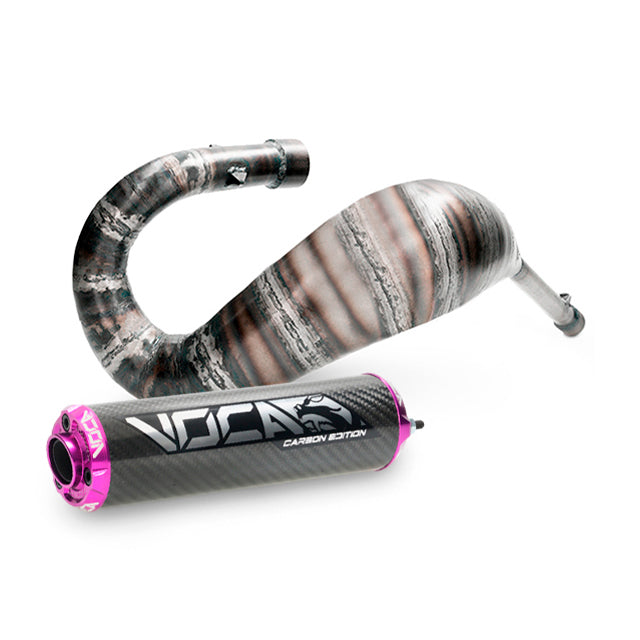 Escape Rieju MRT Cross Carbon 80 VOCA Racing - silenciador cazoleta violeta