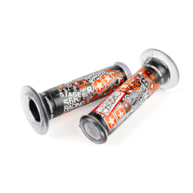 Puños Stage6 Stickerboom negro-naranja