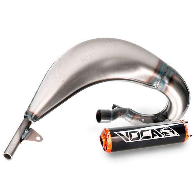 Escape Beta RR Enduro/SM 12-20 lado derecho VOCA Cross (CE) - silenciador naranja