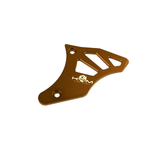 Tapa cubre piñón Derbi aluminio KRM - bronce