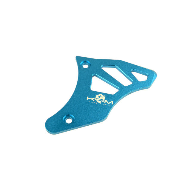 Tapa cubre piñón Derbi aluminio KRM - turquesa