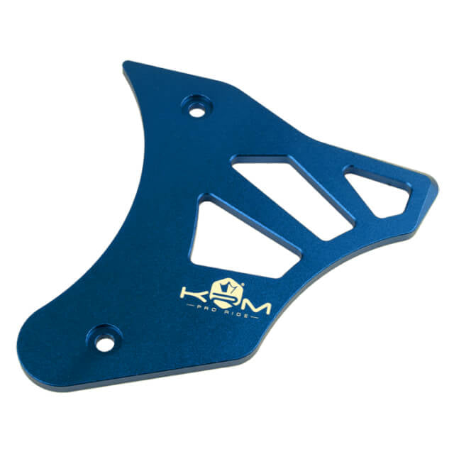 Tapa cubre piñón Minarelli AM6 aluminio KRM - azul