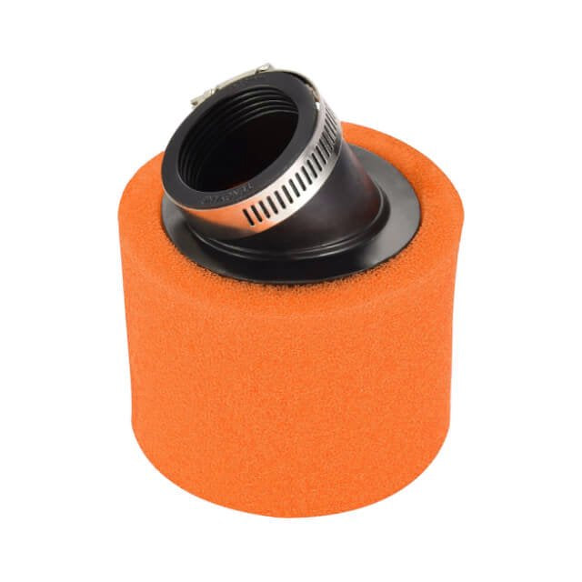 Filtro de aire 42mm acodado naranja Pitbike AllPro