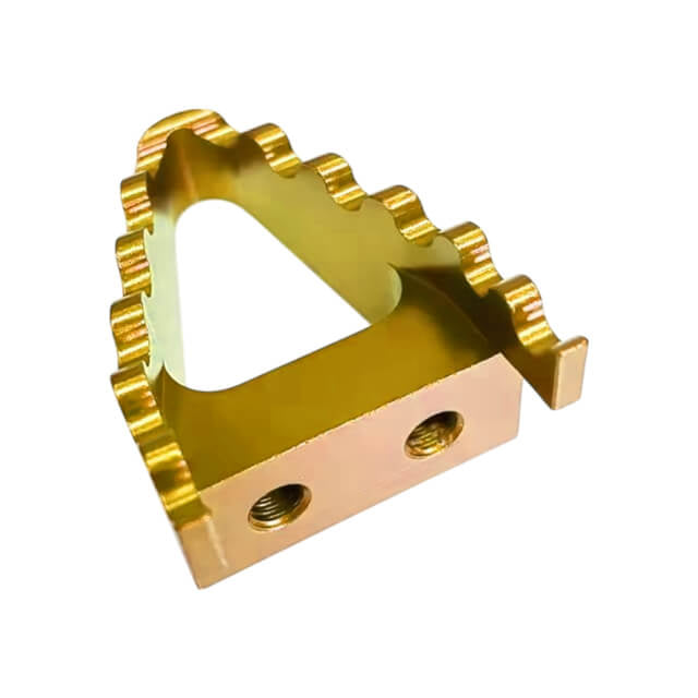 Puntera pedal de freno CNC dorada Pitbike Allpro