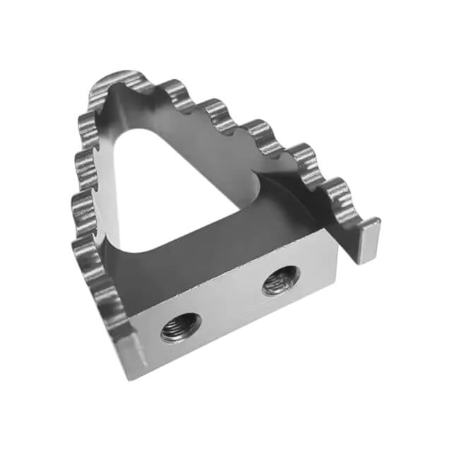Puntera pedal de freno CNC plateada Pitbike Allpro