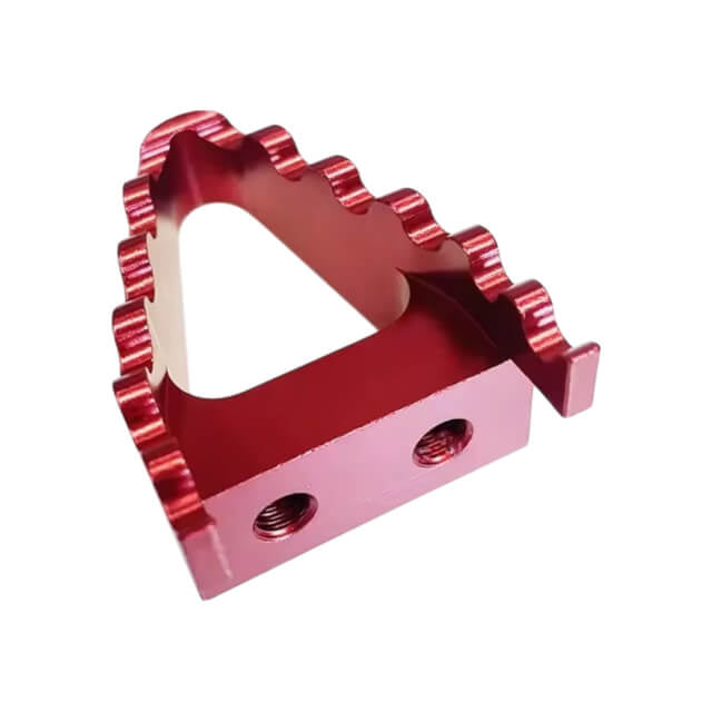 Puntera pedal de freno CNC roja Pitbike Allpro