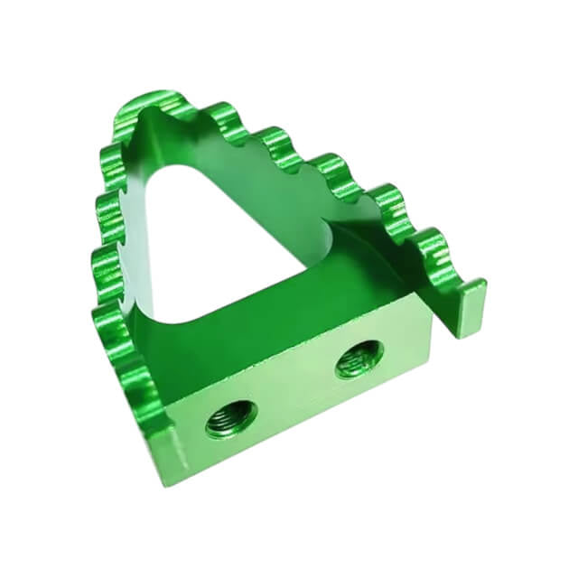 Puntera pedal de freno CNC verde Pitbike Allpro