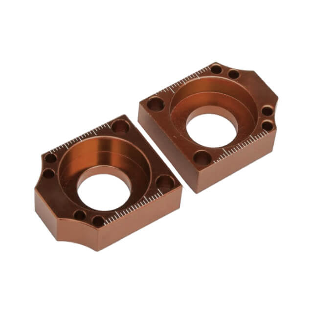 Tensores de cadena CNC marrón Pitbike AllPro