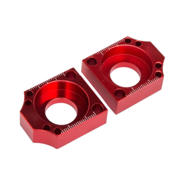 Tensores de cadena CNC rojo Pitbike AllPro