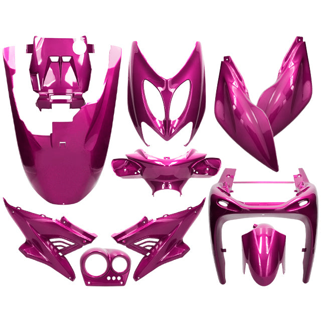 Kit carenados Yamaha Aerox / MBK Nitro <13 11 piezas AllPro - lila metálizado 