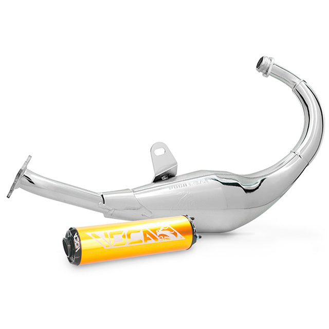 Escape Derbi Senda Chromed 50/70cc VOCA (CE) Silenciador oro