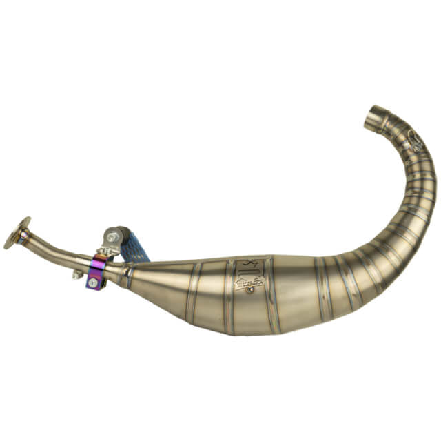 Bufanda de escape titanio KRM Derbi 80-90cc