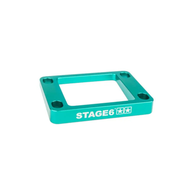 Suplemento caja de láminas inclinada 5º Derbi / Minarelli AM6 Stage6 R/T - turquesa