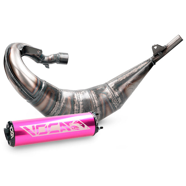 Escape Beta RR Enduro/SM 2012-2020 Voca Cross Rookie 50/70cc (CE) salida derecha - silenciador violeta