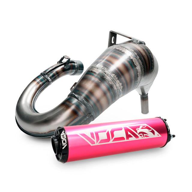 Escape Beta RRT RR RK6 Cross Rookie 50/70cc VOCA - silenciador rosa