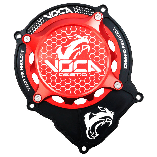 Tapa de encendido completa VOCA CNC Minarelli AM6 - rojo