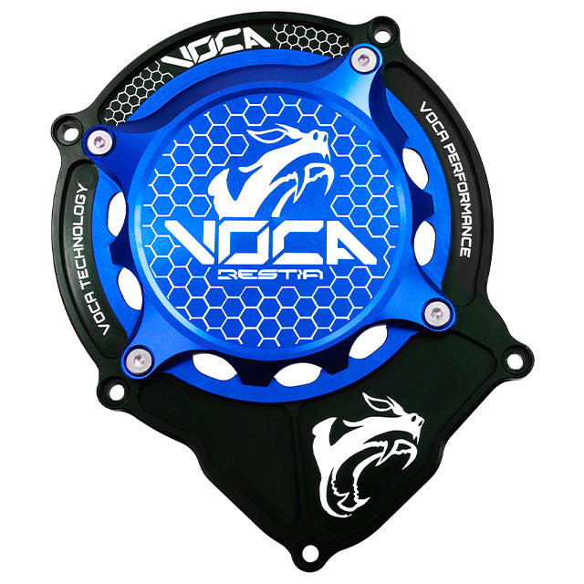 Tapa de encendido completa VOCA CNC Minarelli AM6 - azul