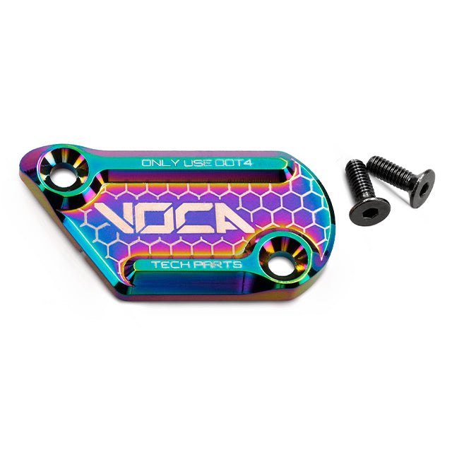 Tapa bomba de freno VOCA CNC Beta RR 50-125cc 2T / 4T AJP - neocromado
