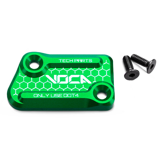 Tapa bomba de freno VOCA CNC Rieju MRT / RR / SMX 50cc AJP - verde