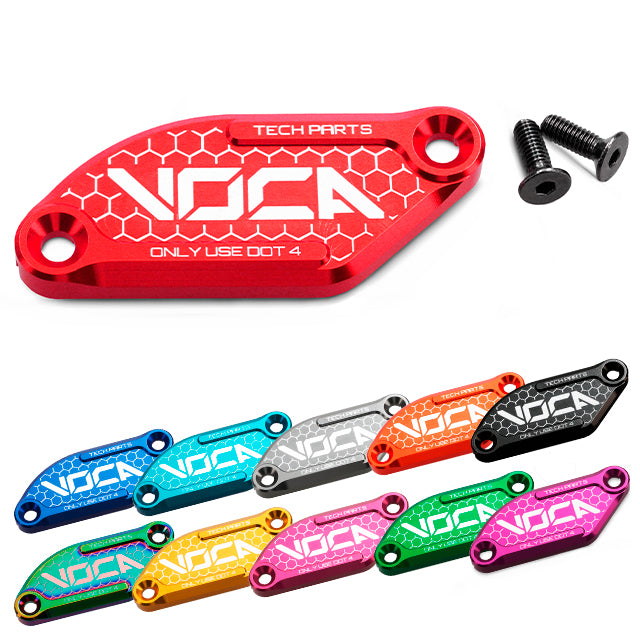 Tapa bomba de freno VOCA CNC Derbi Senda / Rieju MRT / Aprilia SX J.Juan - rojo