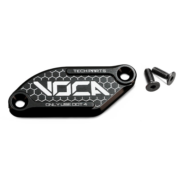 Tapa bomba de freno VOCA CNC Derbi Senda / Rieju MRT / Aprilia SX J.Juan - negro