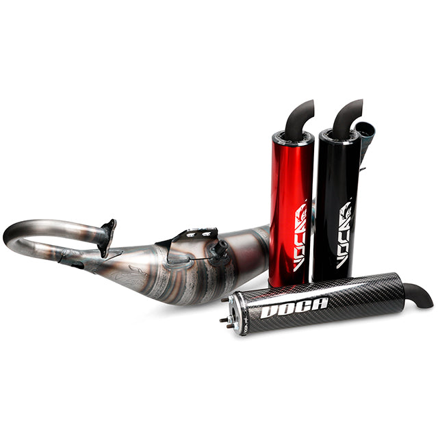 Escape Minarelli horizontal Combat VOCA Racing - silenciador rojo