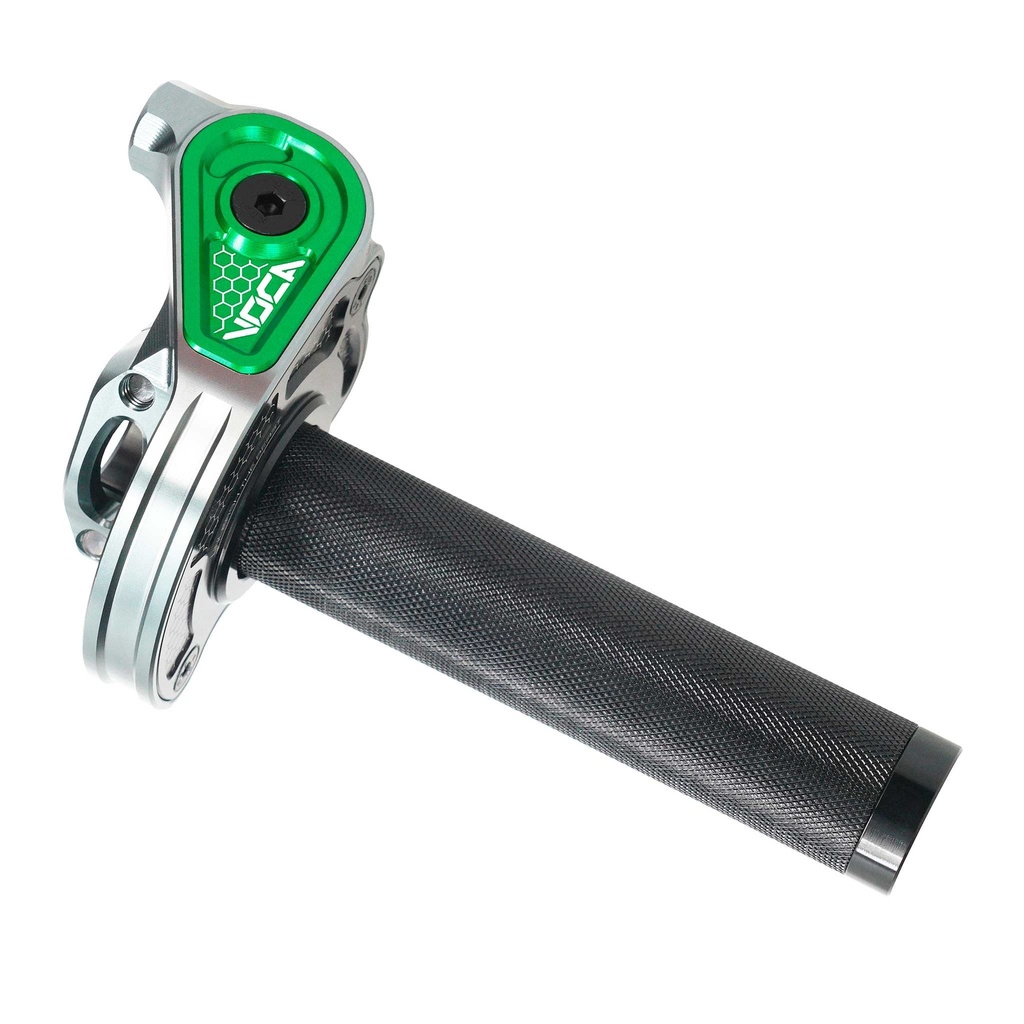 Mando de gas VOCA Bestia CNC 90º - verde