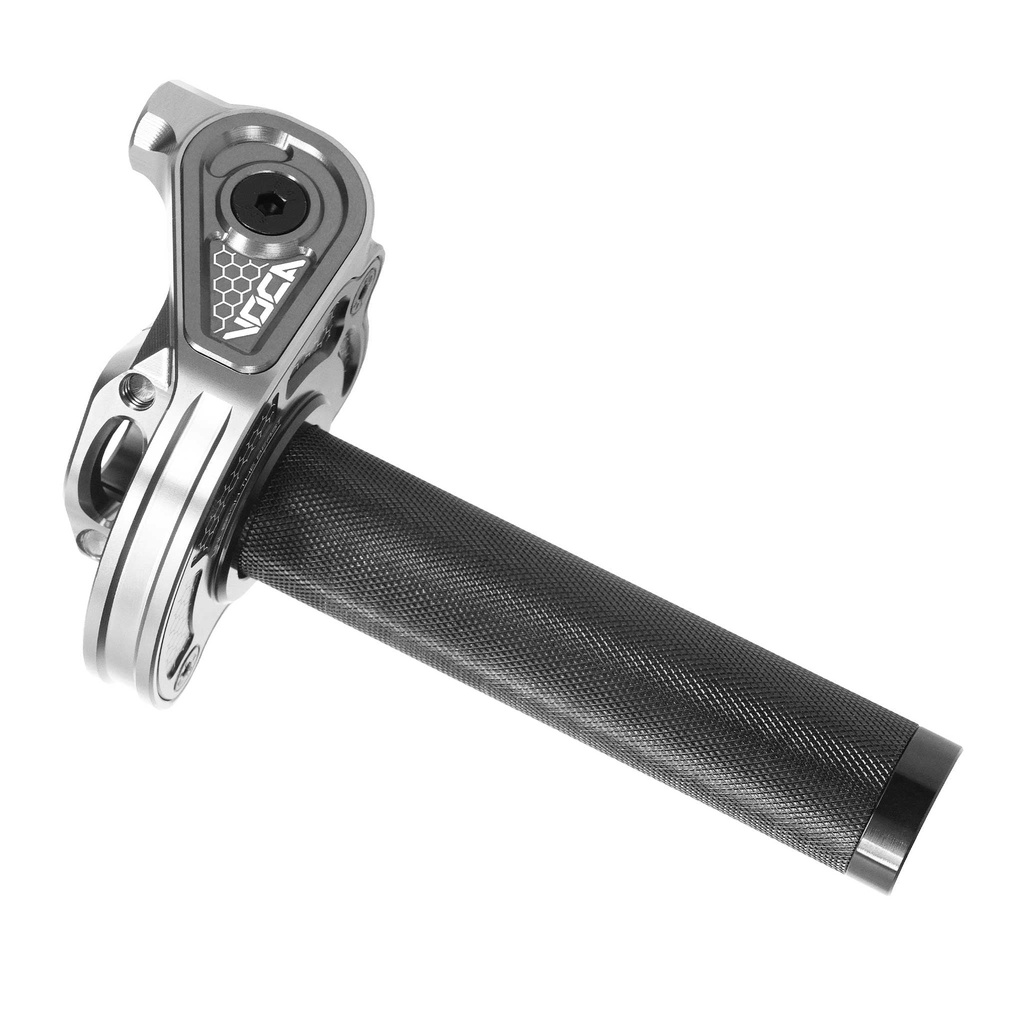 Mando de gas VOCA Bestia CNC 90º - gris