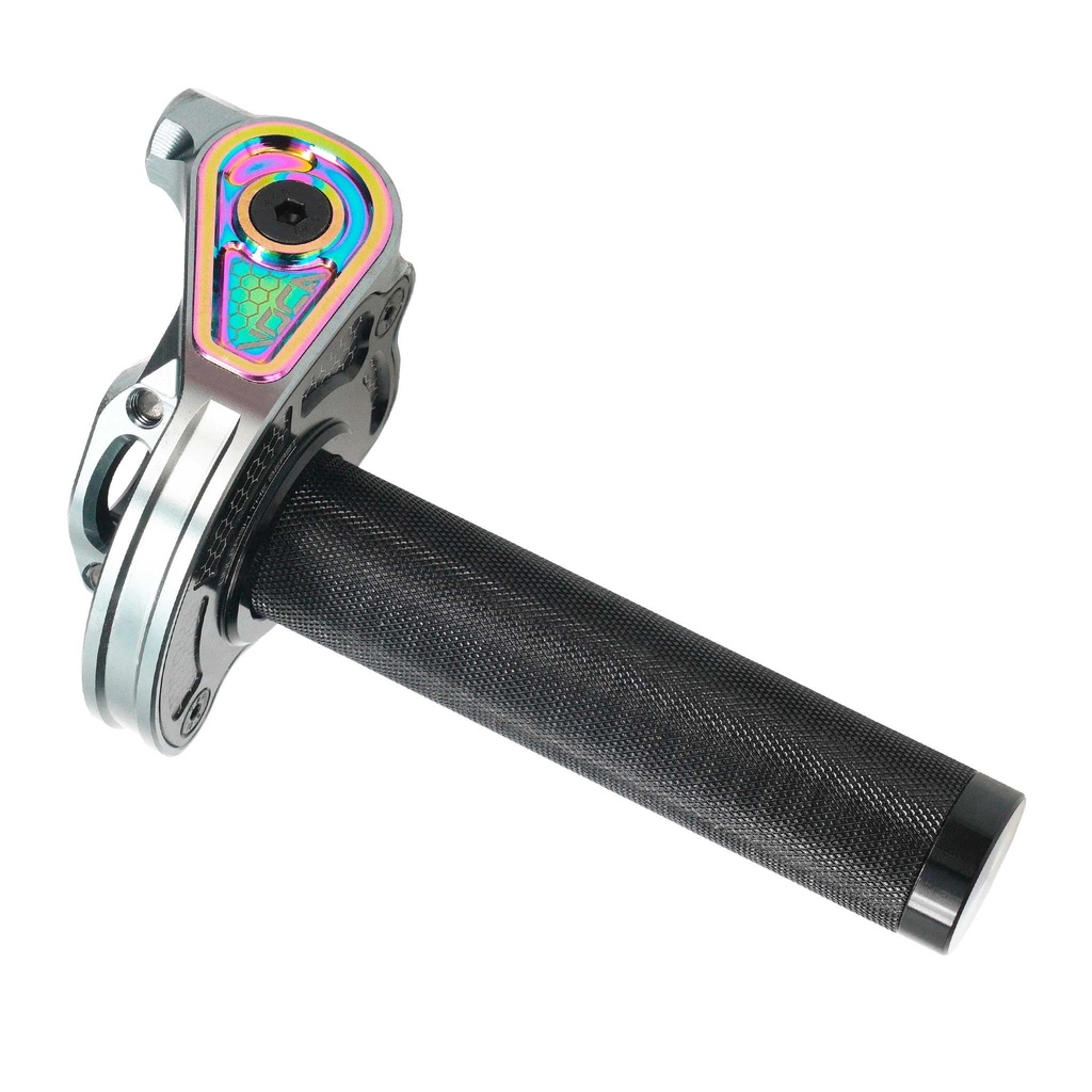 Mando de gas VOCA Bestia CNC 90º - neocromado