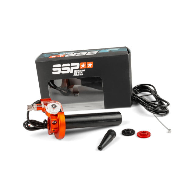 Mando de gas 88º horizontal Stage6 - naranja